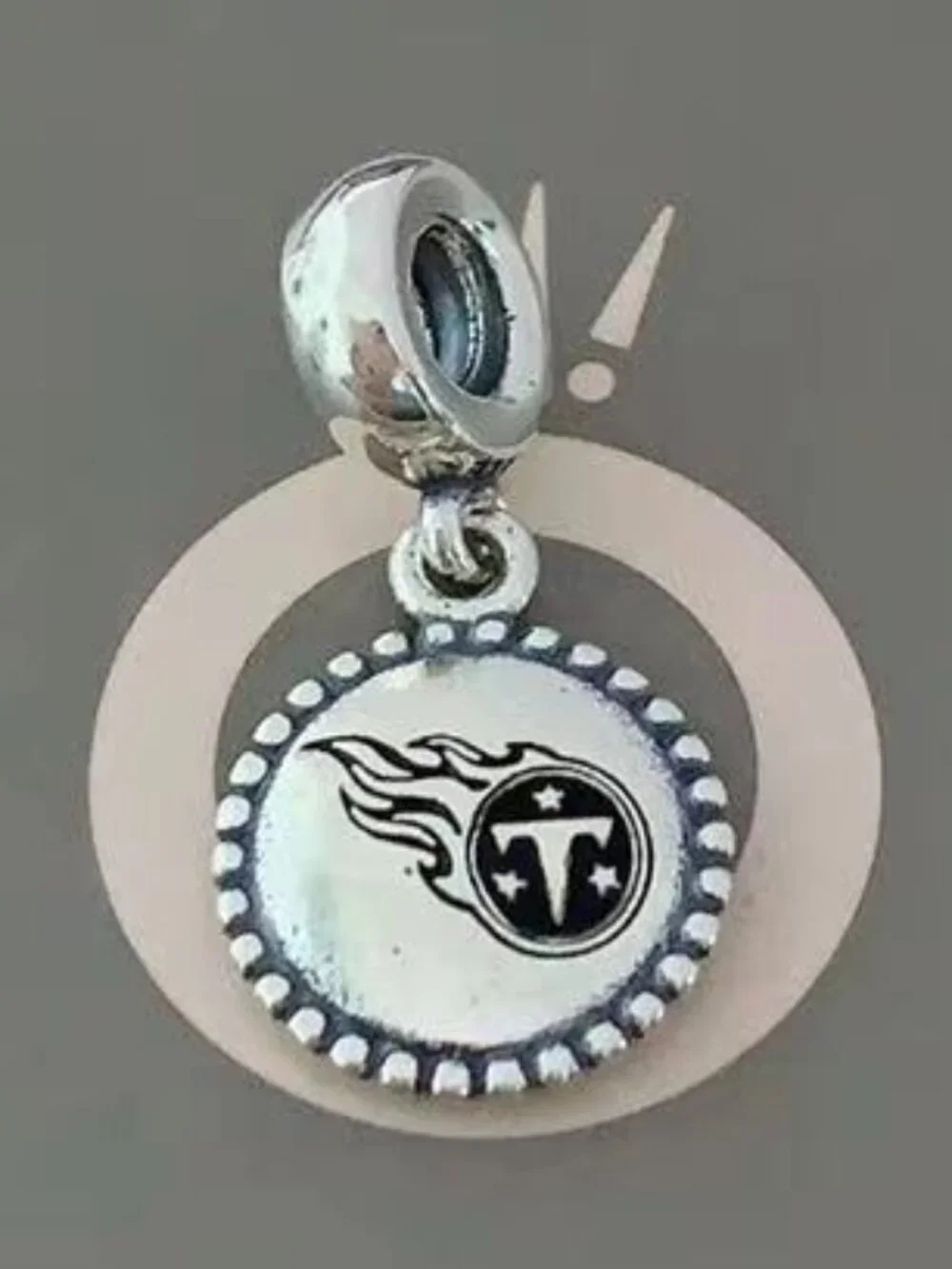 Pandora NFL Football Charm Tennessee Titans Dangle Charm Pendant